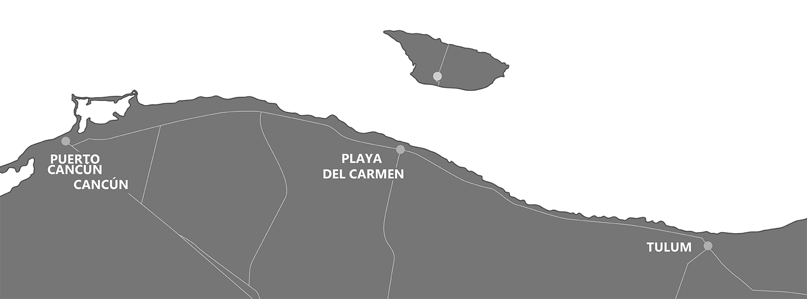 Mapa Riviera Maya